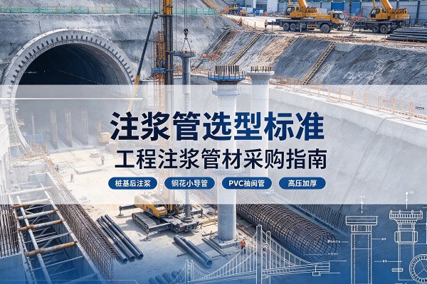 华宁注浆管选型标准