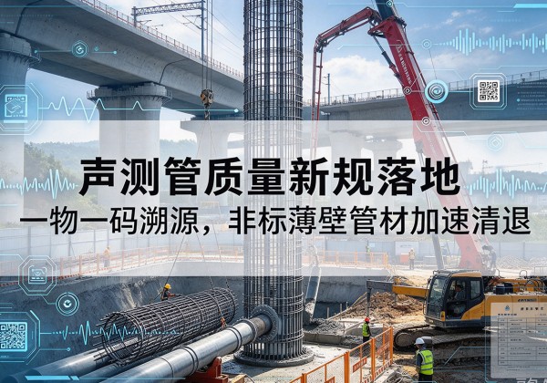 华宁声测管质量新规落地，一物一码溯源，非标薄壁管材加速清退