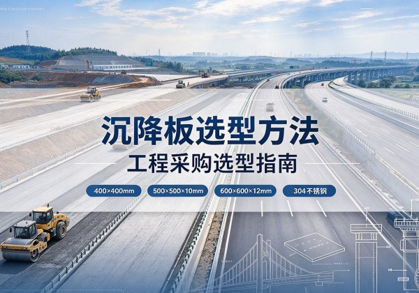 华宁沉降板选择方法